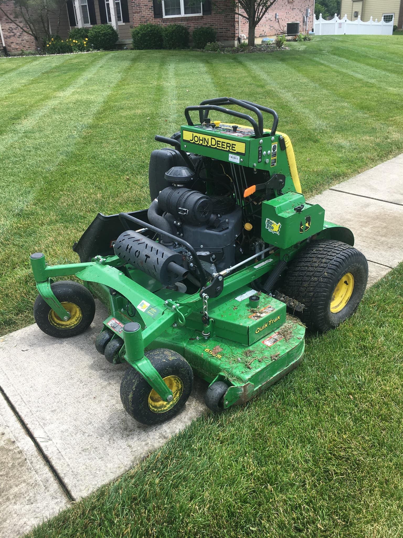 John Deere zero-turn mower